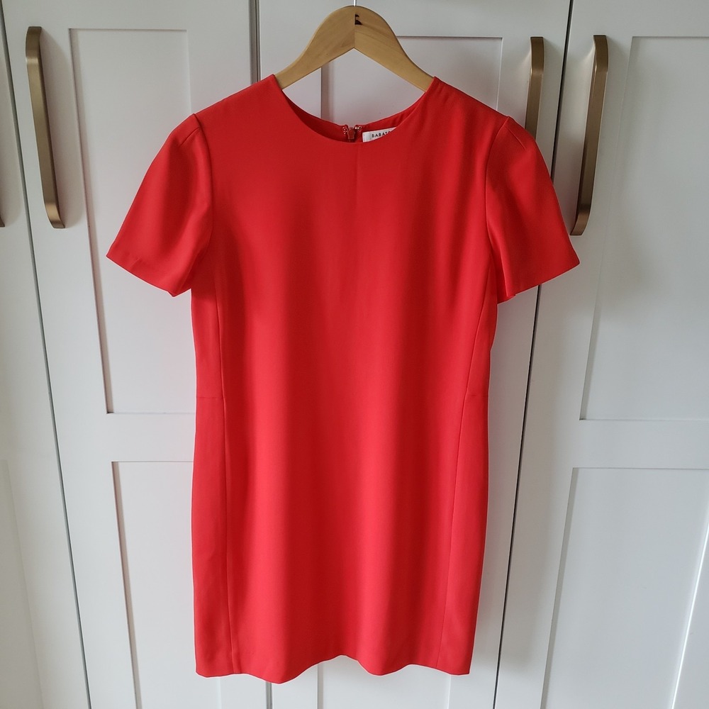 Aritzia Babaton Dress Womens 2 Red A Line Patricio Mini Shift
